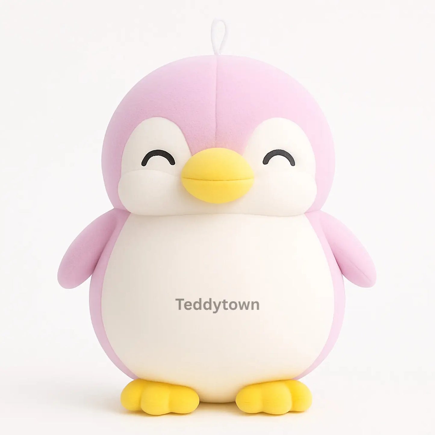 Cute Happy Penguin Soft Toy – Premium Plush (Pink)